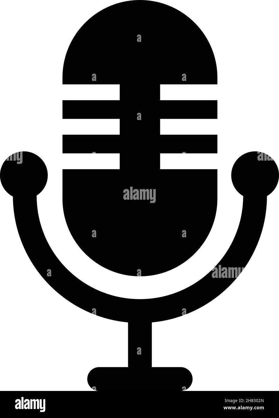 Simple design microphone icon Stock Vector Image & Art Alamy
