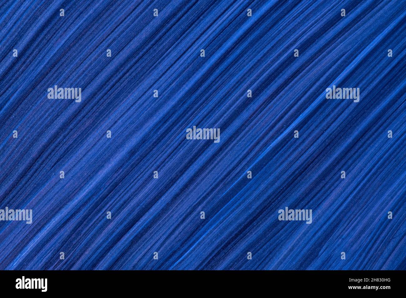 Abstract fluid art background navy blue colors. Liquid marble. Acrylic painting on canvas with sapphire gradient. Watercolor backdrop with striped pat Stock Photo