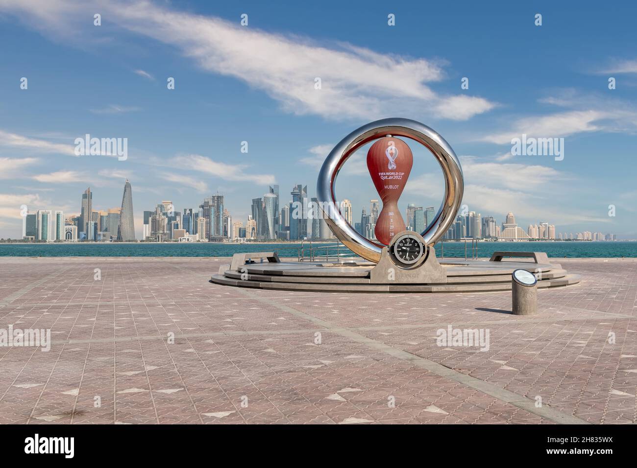 FIFA World Cup Qatar 2022 Official Countdown Clock unveiled with one