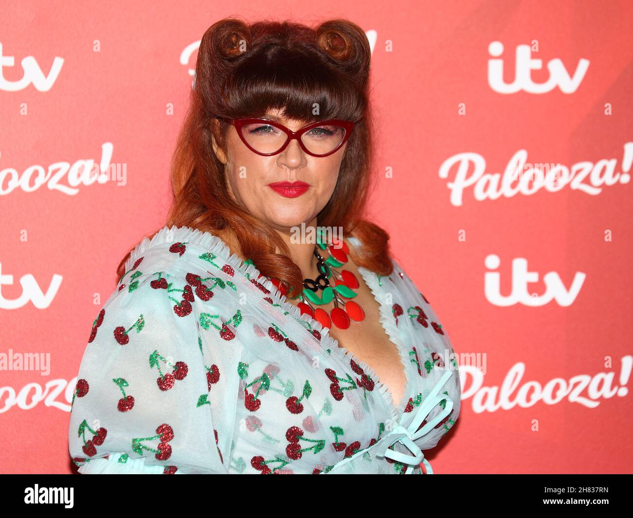 TV personality Jenny Ryan arrives for the ITV Palooza 2021 at the Royal