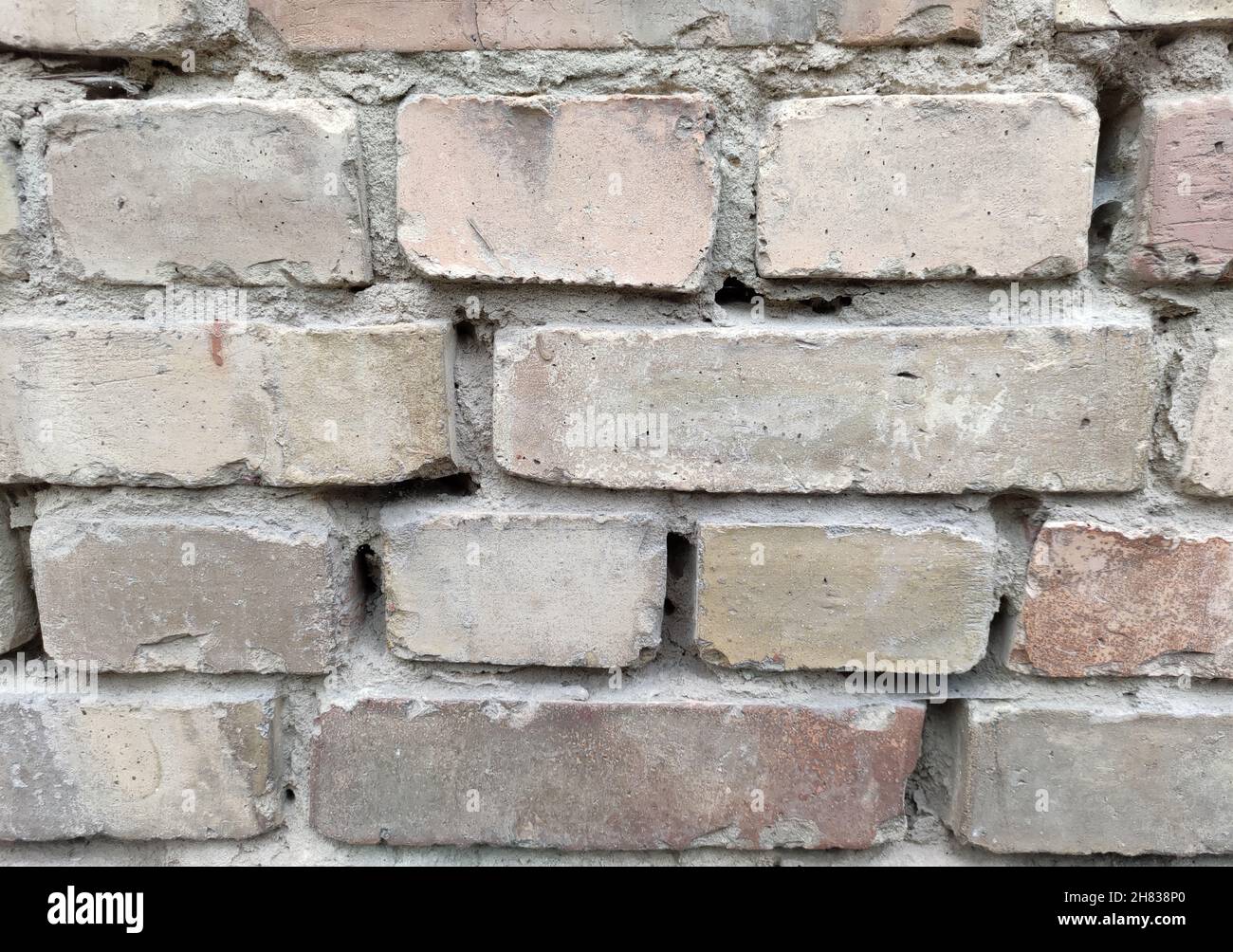 Brick wall pattern background, photo wallpaper, construction abstract texture Stock Photo