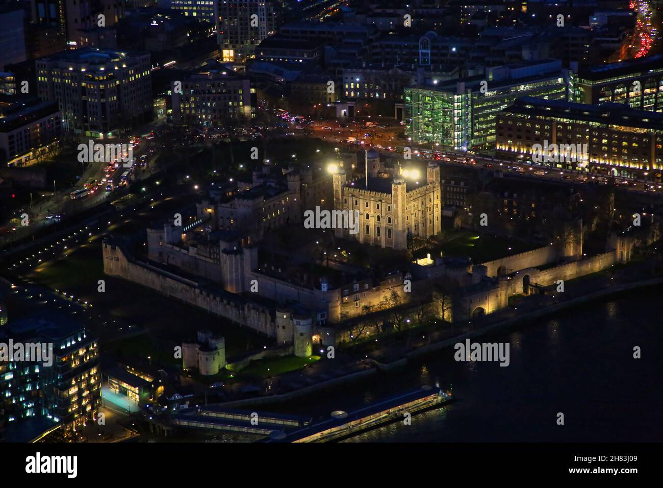 Aerial shot buildings in london hi-res stock photography and images - Alamy