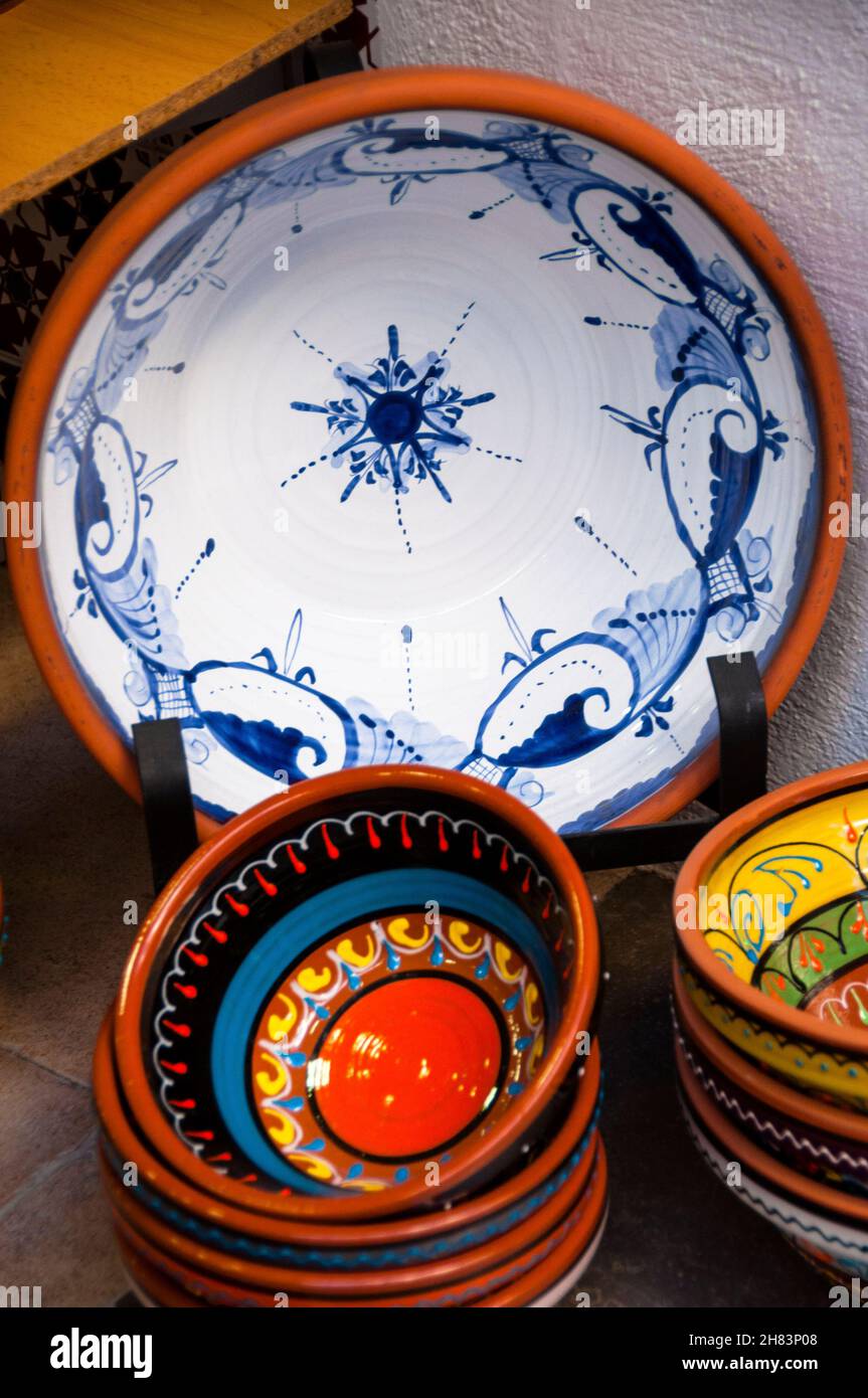 Handprinted spanish pottery hires stock photography and images Alamy