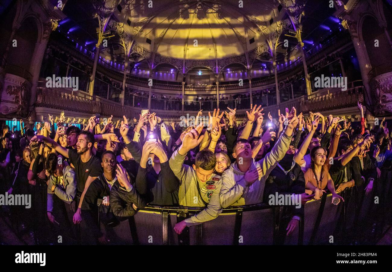 Bournemouth, UK. 26th Nov, 2021. Headie One at the O2 Academy, Bournemouth, UK. 26 November 2021. Credit: Charlie Raven/Alamy Live News Stock Photo