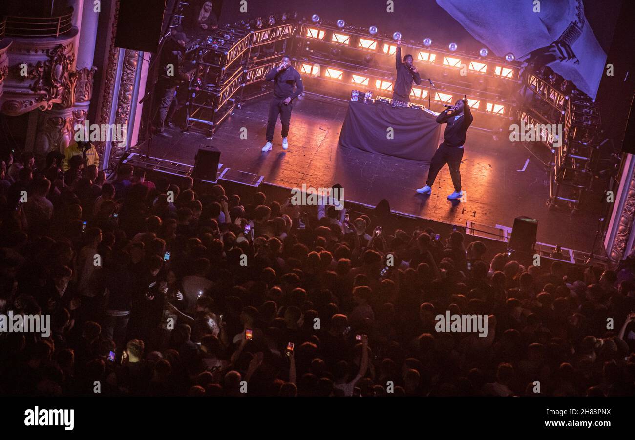 Bournemouth, UK. 26th Nov, 2021. Headie One at the O2 Academy, Bournemouth, UK. 26 November 2021. Credit: Charlie Raven/Alamy Live News Stock Photo