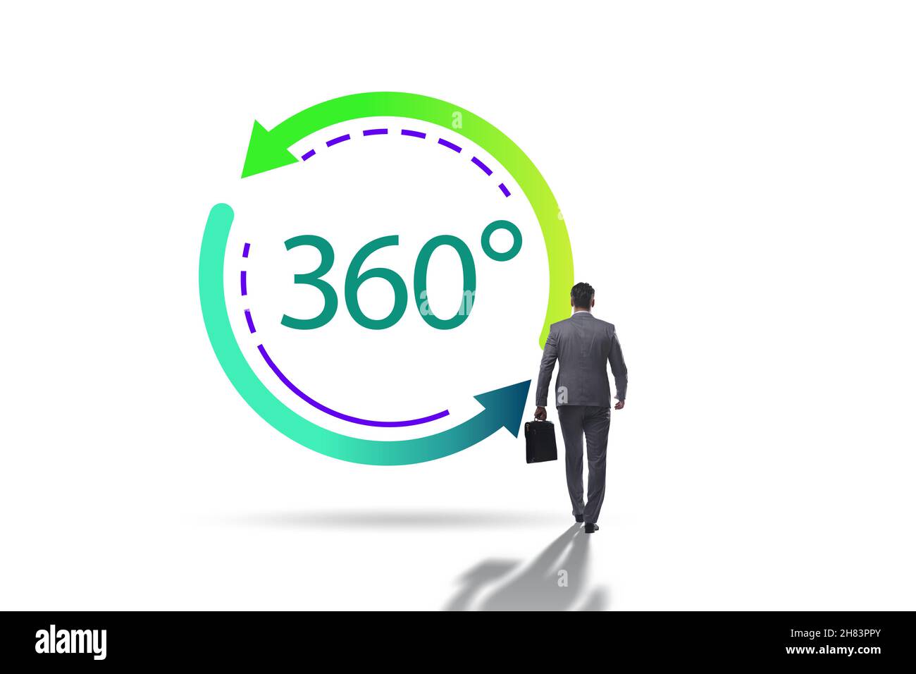 360 degree customer view for the marketing purposes Stock Photo - Alamy