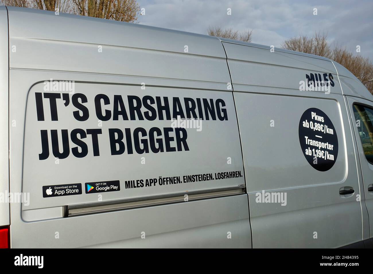 Miles, Carsharing in Berlin Stock Photo Alamy