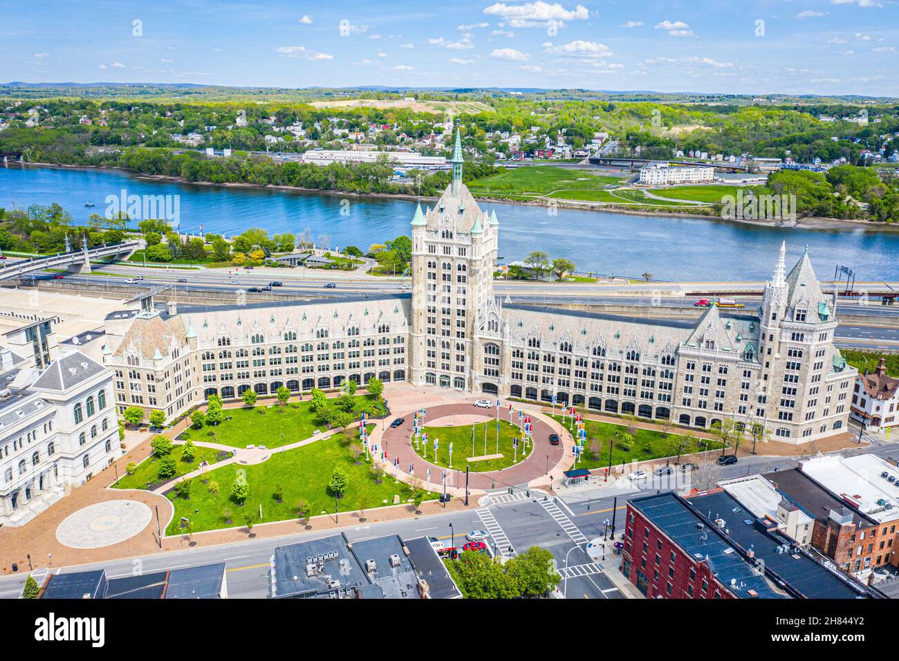 SUNY System Administration Building, Albany, NY, USA Stock Photo