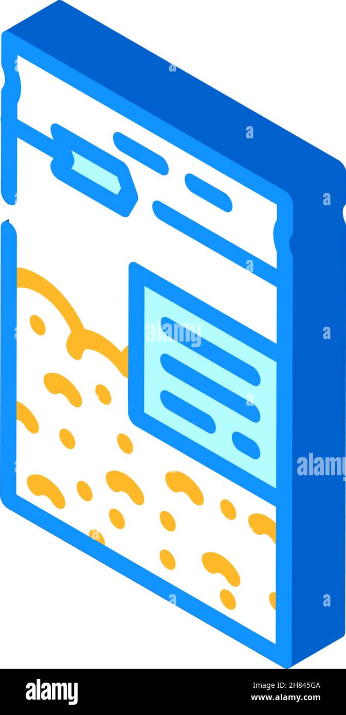 abstract package isometric icon vector illustration Stock Vector Image ...