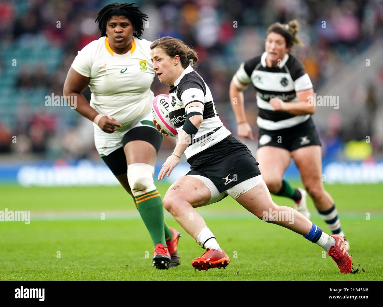 Barbarians' Katy Daley-McLean during the Autumn International match at Twickenham Stadium, London. Picture date: Saturday November 27, 2021. See PA story RUGBYU Barbarian Women. Photo credit should read: David Davies/PA Wire. RESTRICTIONS: Use subject to restrictions. Editorial use only, no commercial use without prior consent from rights holder. Stock Photo