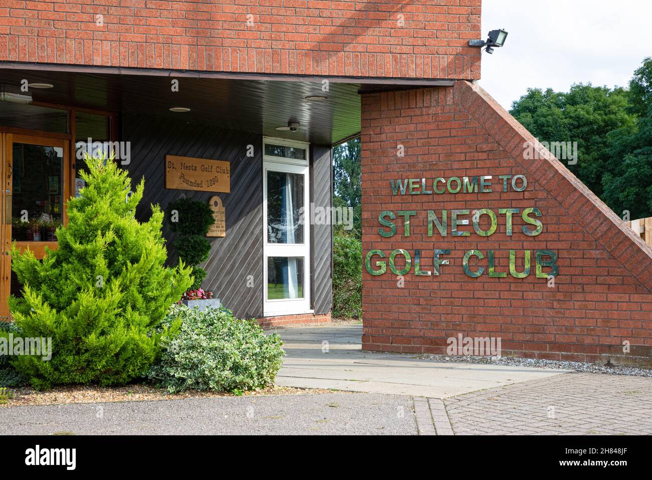 Golf Club building, St Neots, Cambridgeshire. Stock Photo