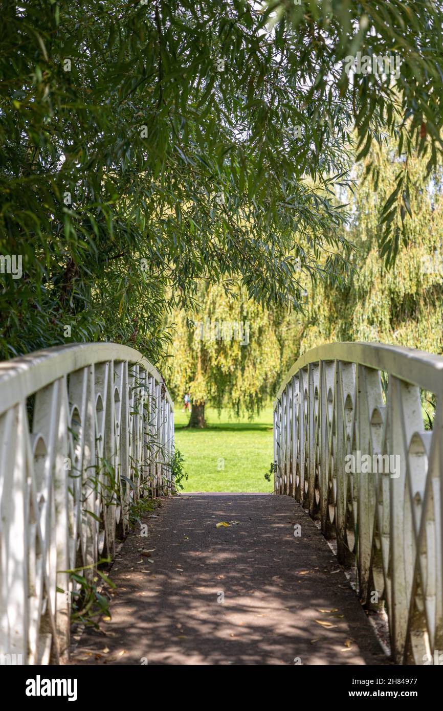 Riverside Park, St Neots, Cambridgeshire. Stock Photo
