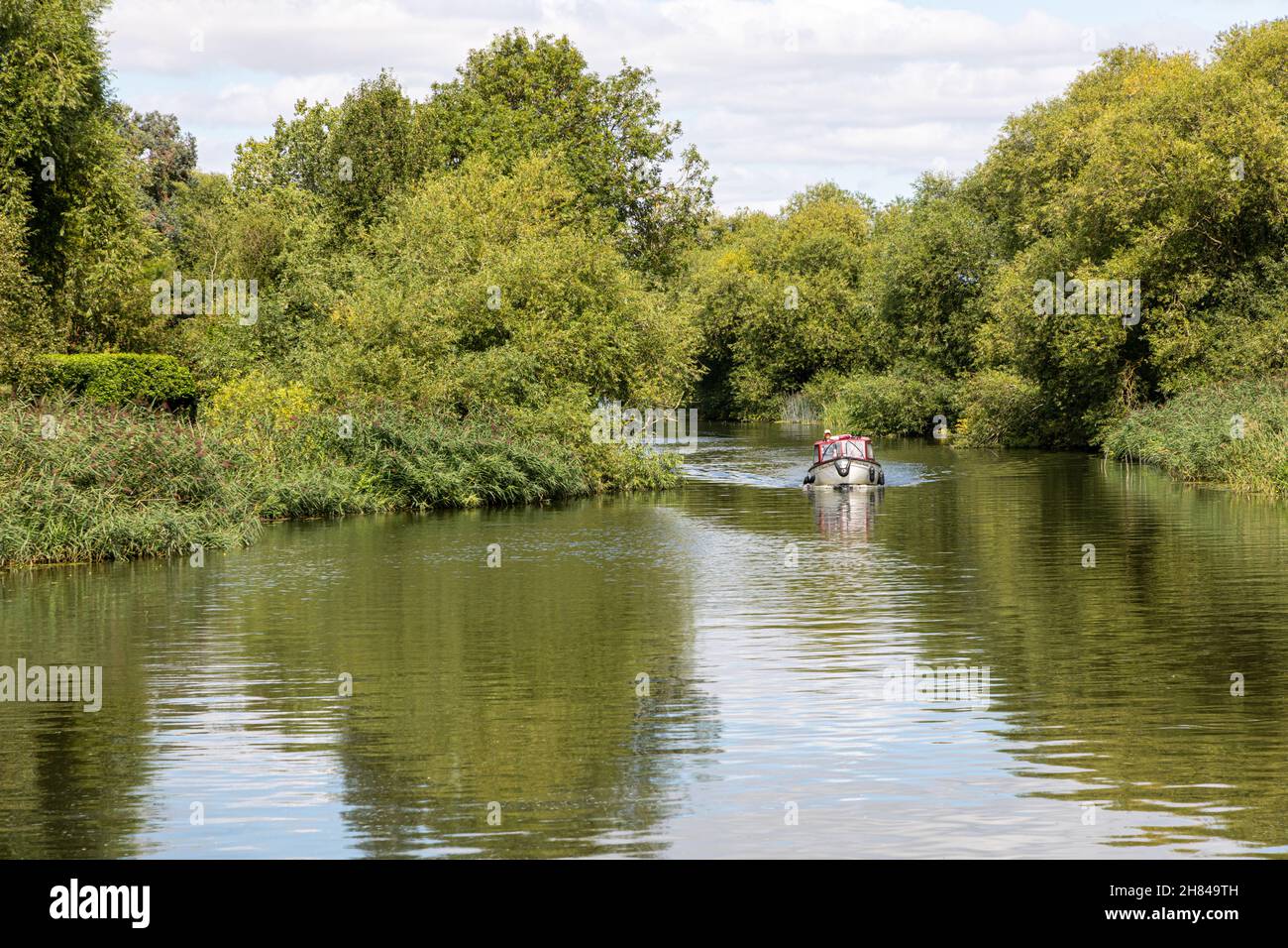 River Great Ouse, St Neots, Cambridgeshire. Stock Photo