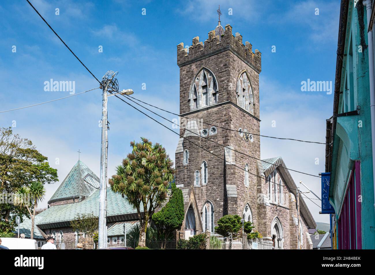 Dingle,Ireland,Europe - September 6, 2021: St Mary Church in Dingle Stock Photo