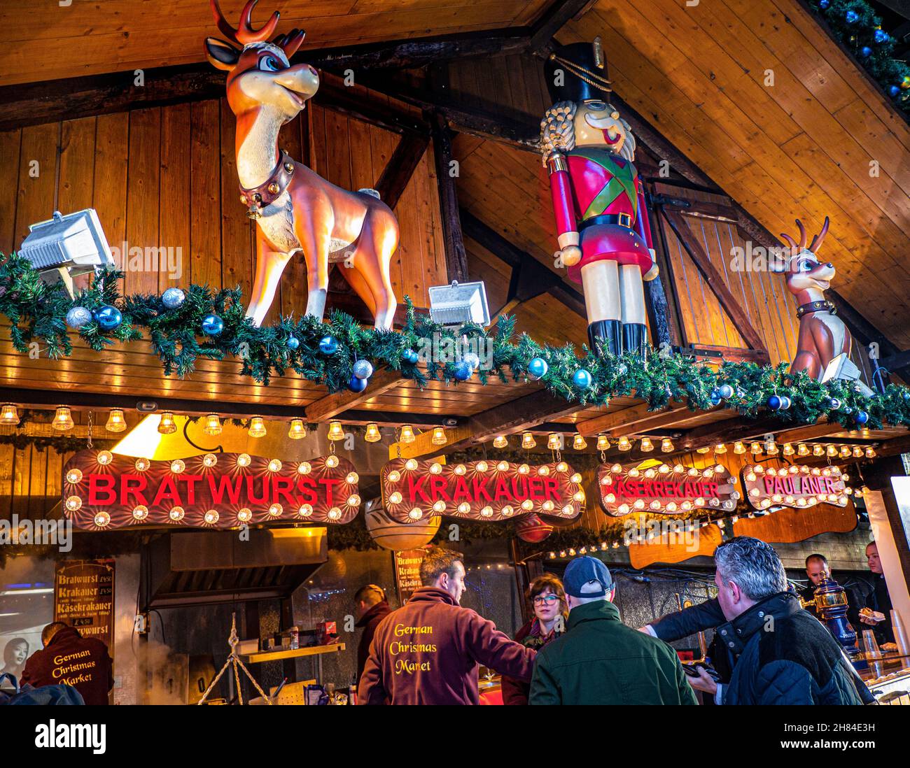 Market South Bank Christmas London German Beer and Street Food