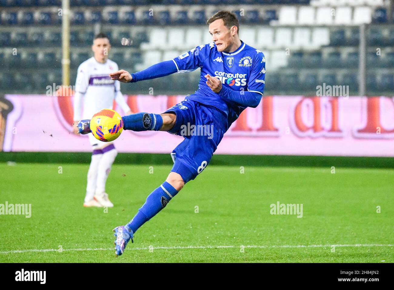 Empoli, Italy. 27th Nov, 2021. Szymon Zurkowski (Empoli) during Empoli FC  vs ACF Fiorentina, italian soccer