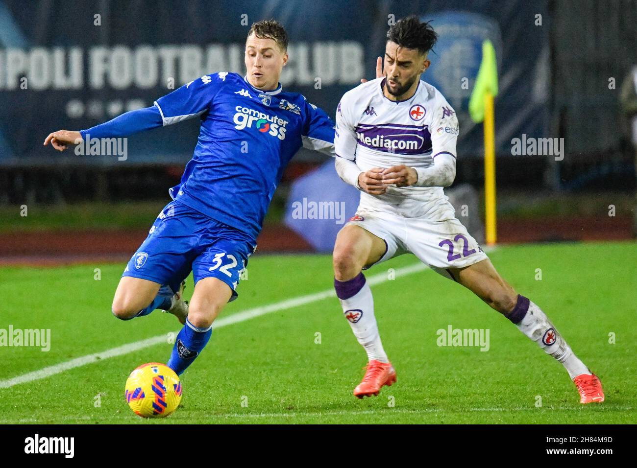 Empoli, Italy. 27th Nov, 2021. Alfred Duncan (Fiorentina) during Empoli FC  vs ACF Fiorentina, italian soccer