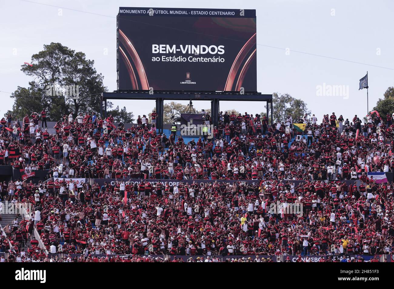 Uruguay - 11/27/2021 - LIBERTADORES 2021 FINAL, PALMEIRAS X FLAMENGO - Fans  during the match between Palmeiras