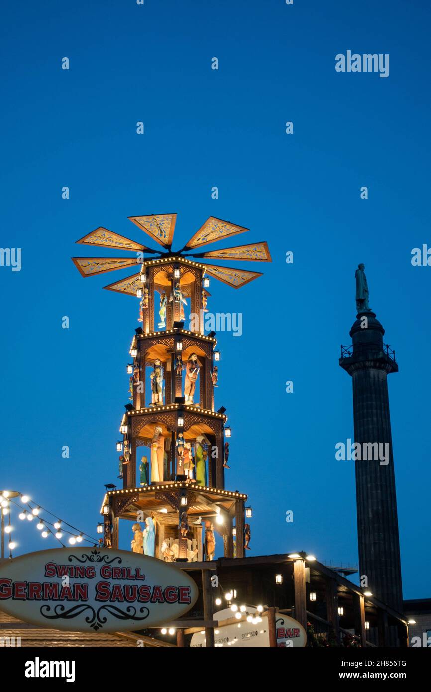 The Windmill at Liverpool Christmas Market 2021 in St Johns Garden