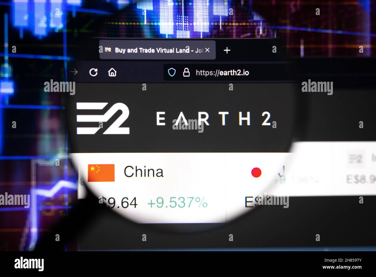 NFT logo seen on the screen of smartphone and blurred TikTok logo on the  background. Selective focus. Stafford, United Kingdom, February 24, 2022  Stock Photo - Alamy