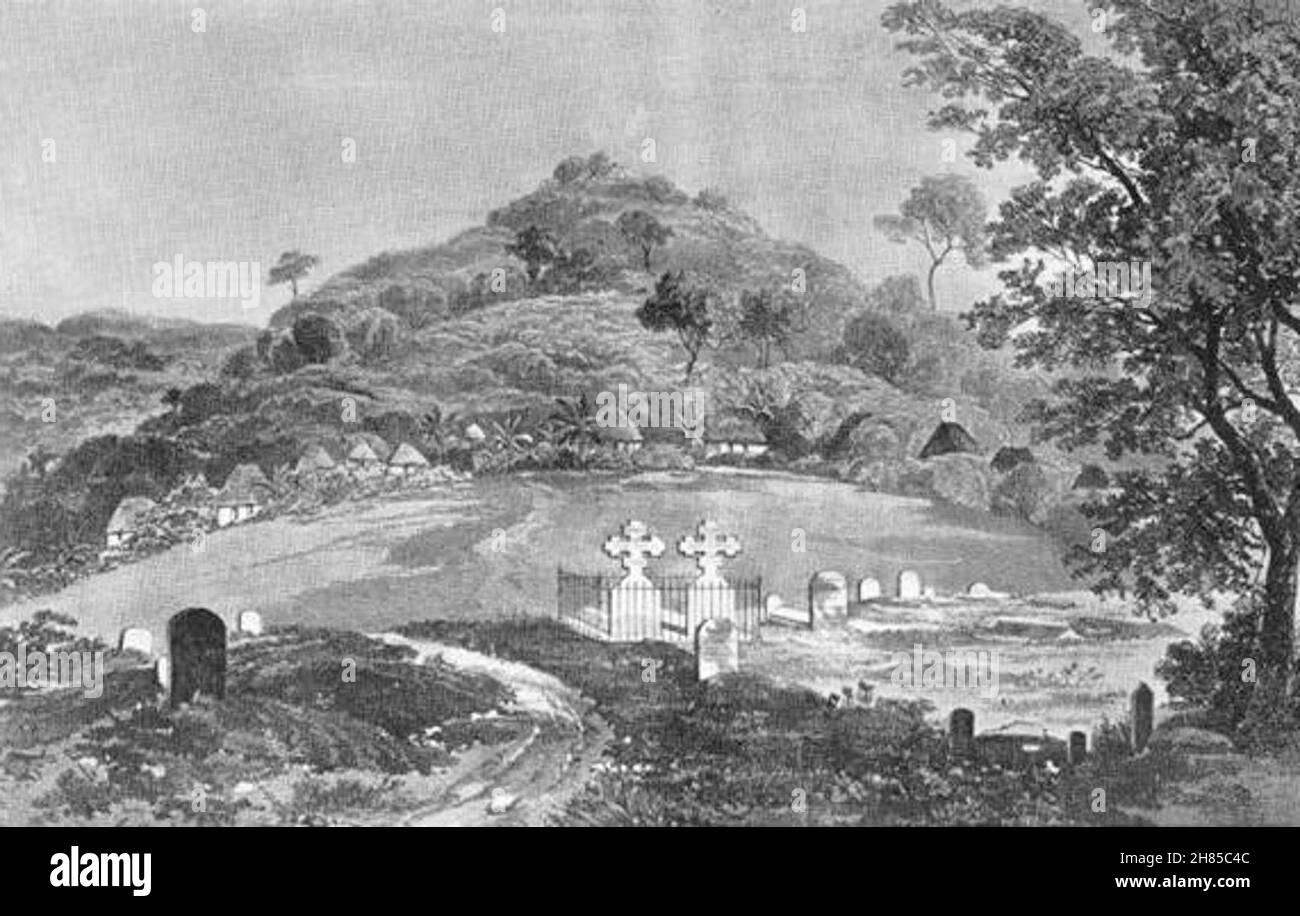 View of the New Burial Ground, Freetown by Julia Sass which appeared in