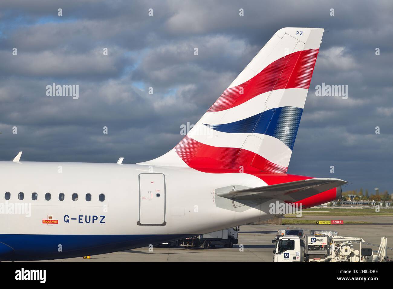 British Airways plane Stock Photo
