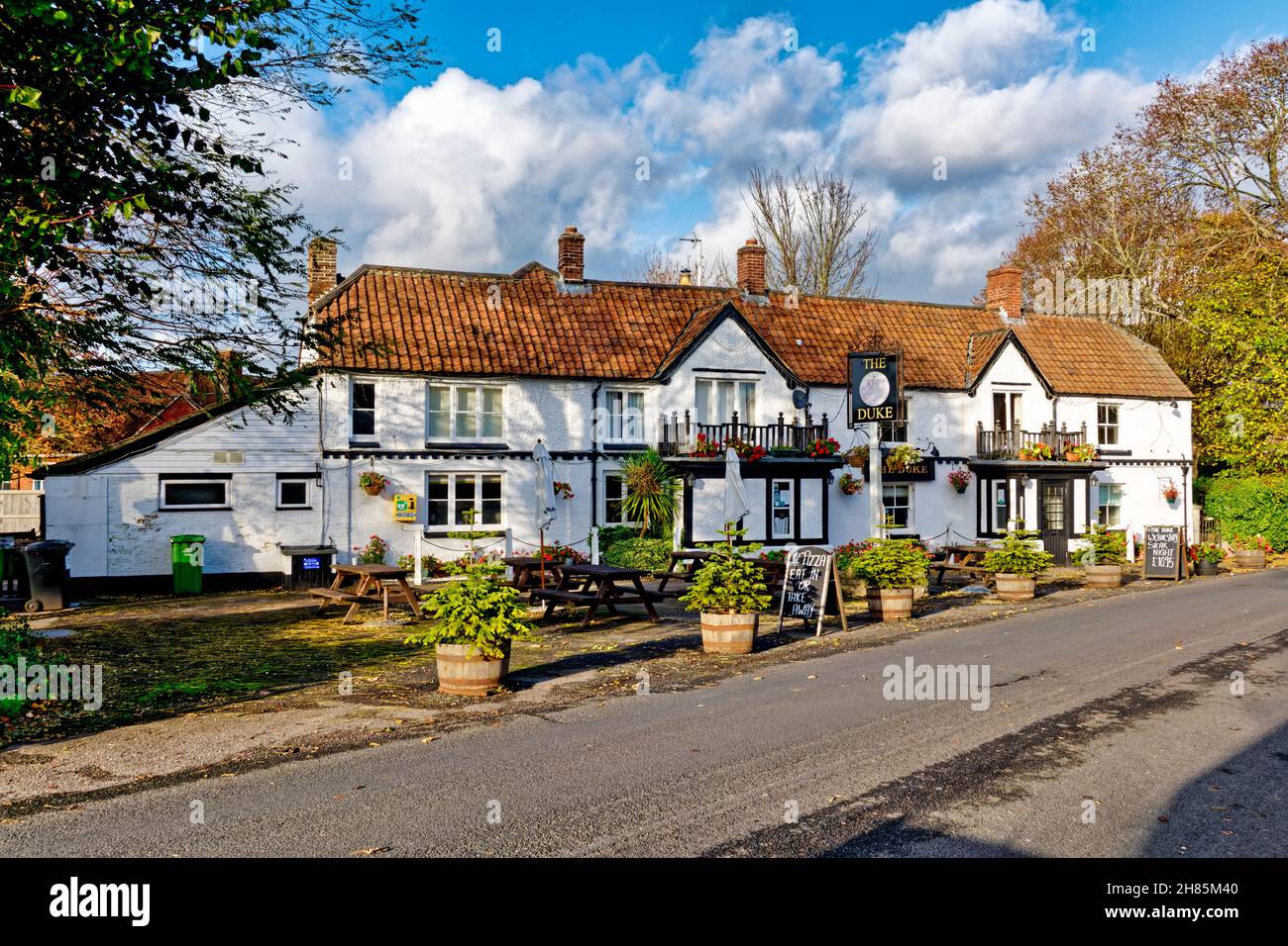 Bratton, Wiltshire, UK - November 11 2019: The Duke at Bratton, Westbury, Wiltshire, England, UK Stock Photo