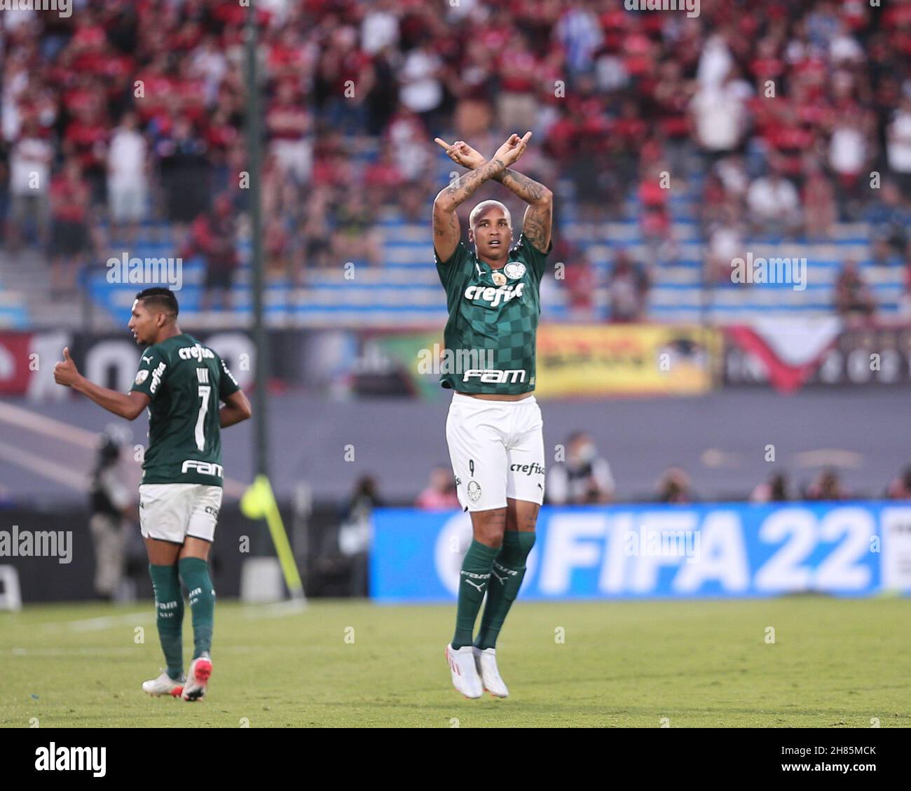 Uruguay - 11/27/2021 - LIBERTADORES 2021 FINAL, PALMEIRAS X FLAMENGO - Fans  during the match between Palmeiras