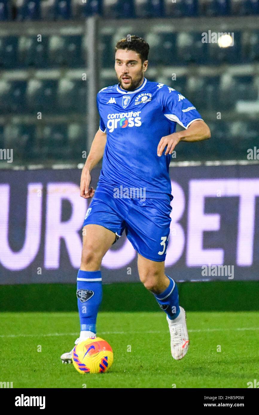 Empoli, Italy. 27th Nov, 2021. Szymon Zurkowski (Empoli) during Empoli FC  vs ACF Fiorentina, italian soccer