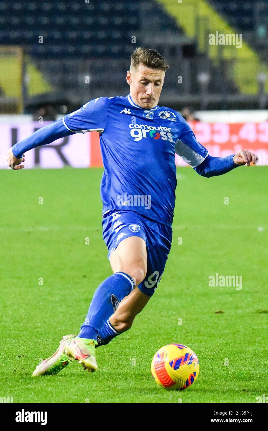 Carlo Castellani stadium, Empoli, Italy, November 27, 2021, Andrea La  Mantia (Empoli) during Empoli FC vs ACF Fiorentina - italian soccer Serie A  match Stock Photo - Alamy