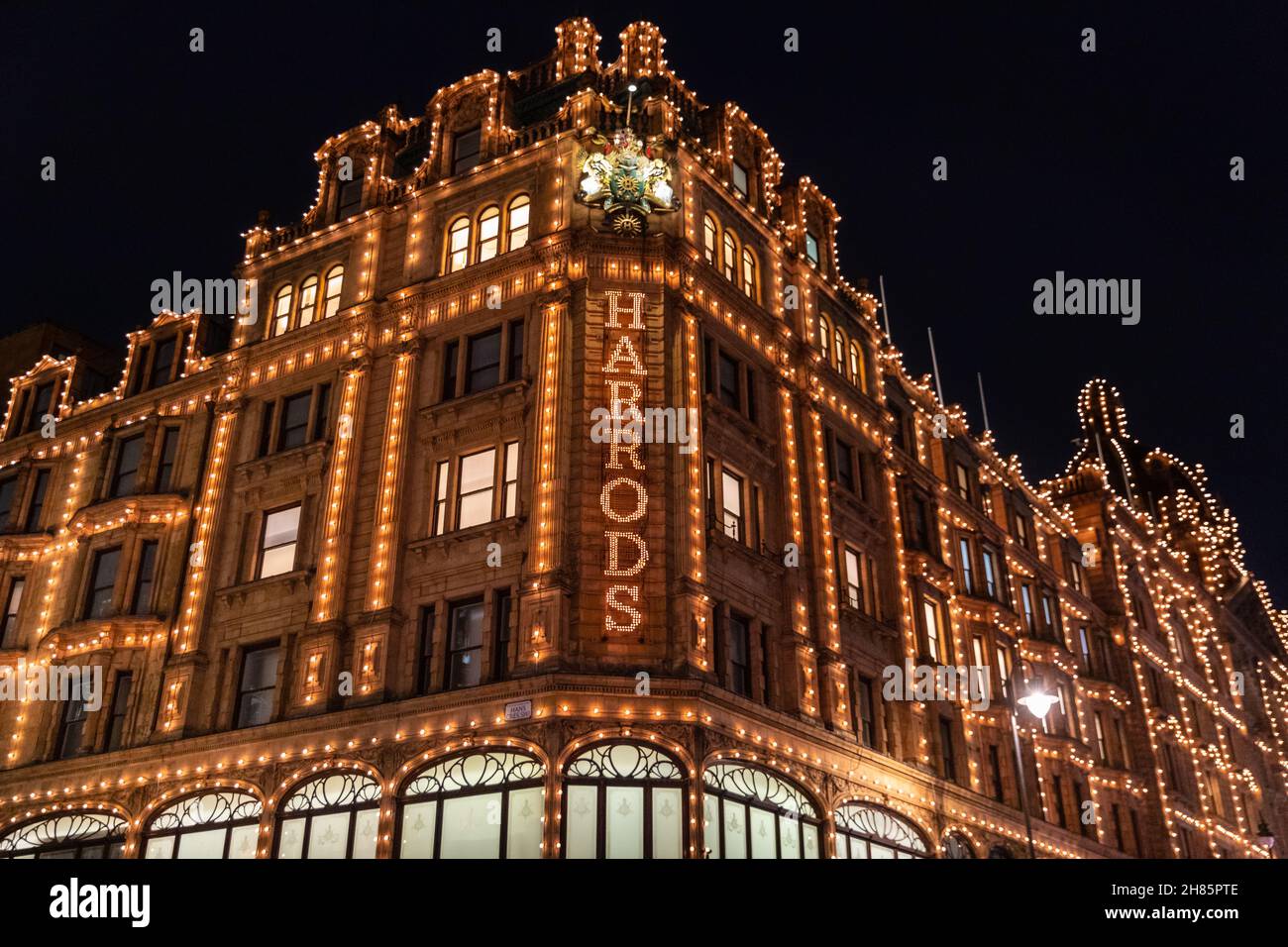 London, UK. 27th Nov, 2021. The Christmas lights and decorations at