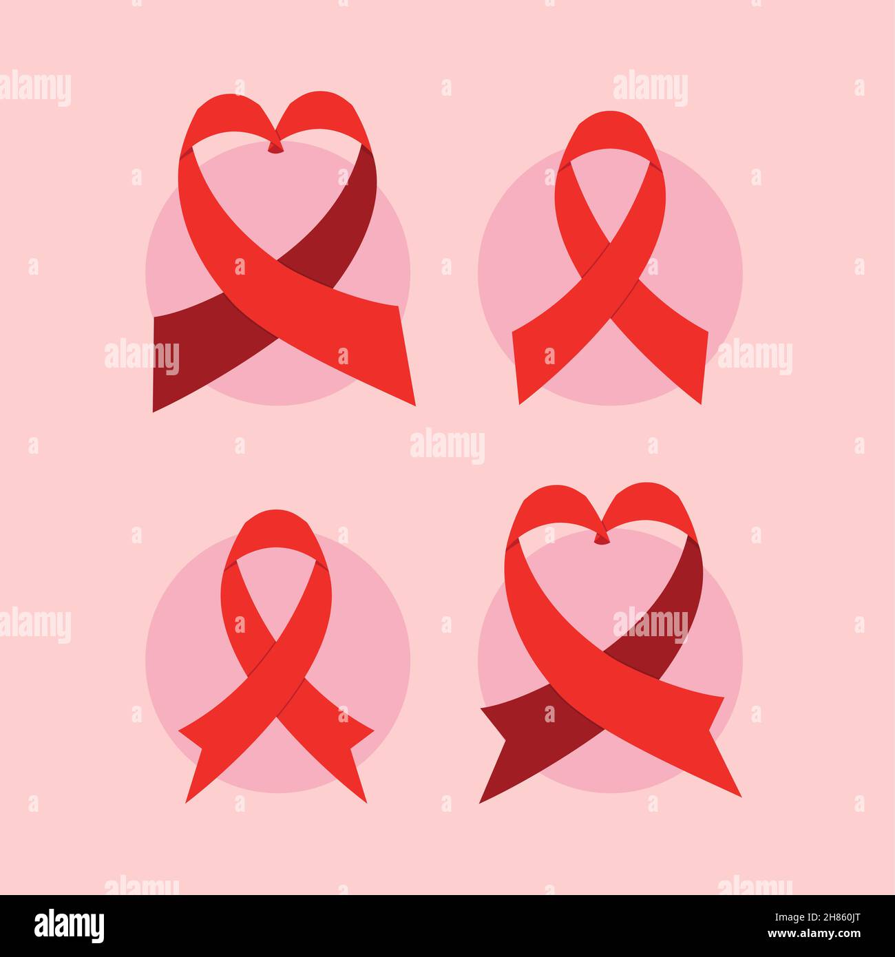 set of red ribbons Stock Vector Image & Art - Alamy