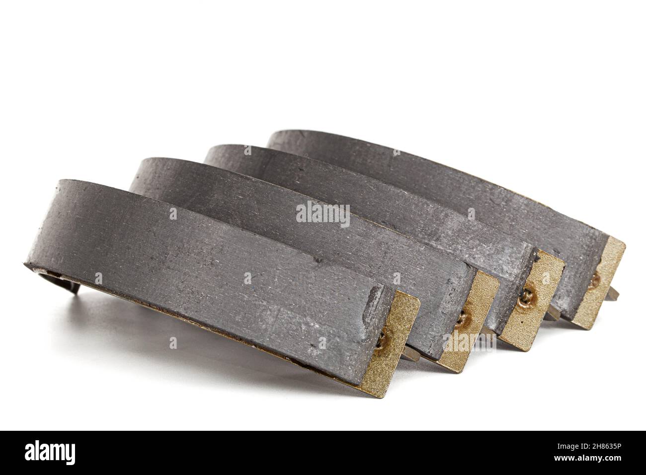 Set of asbestos brake pads, replacement spare parts of the car brake