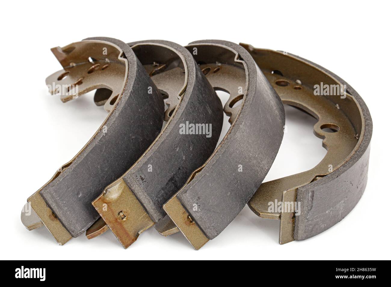 Set of asbestos brake pads, replacement spare parts of the car brake