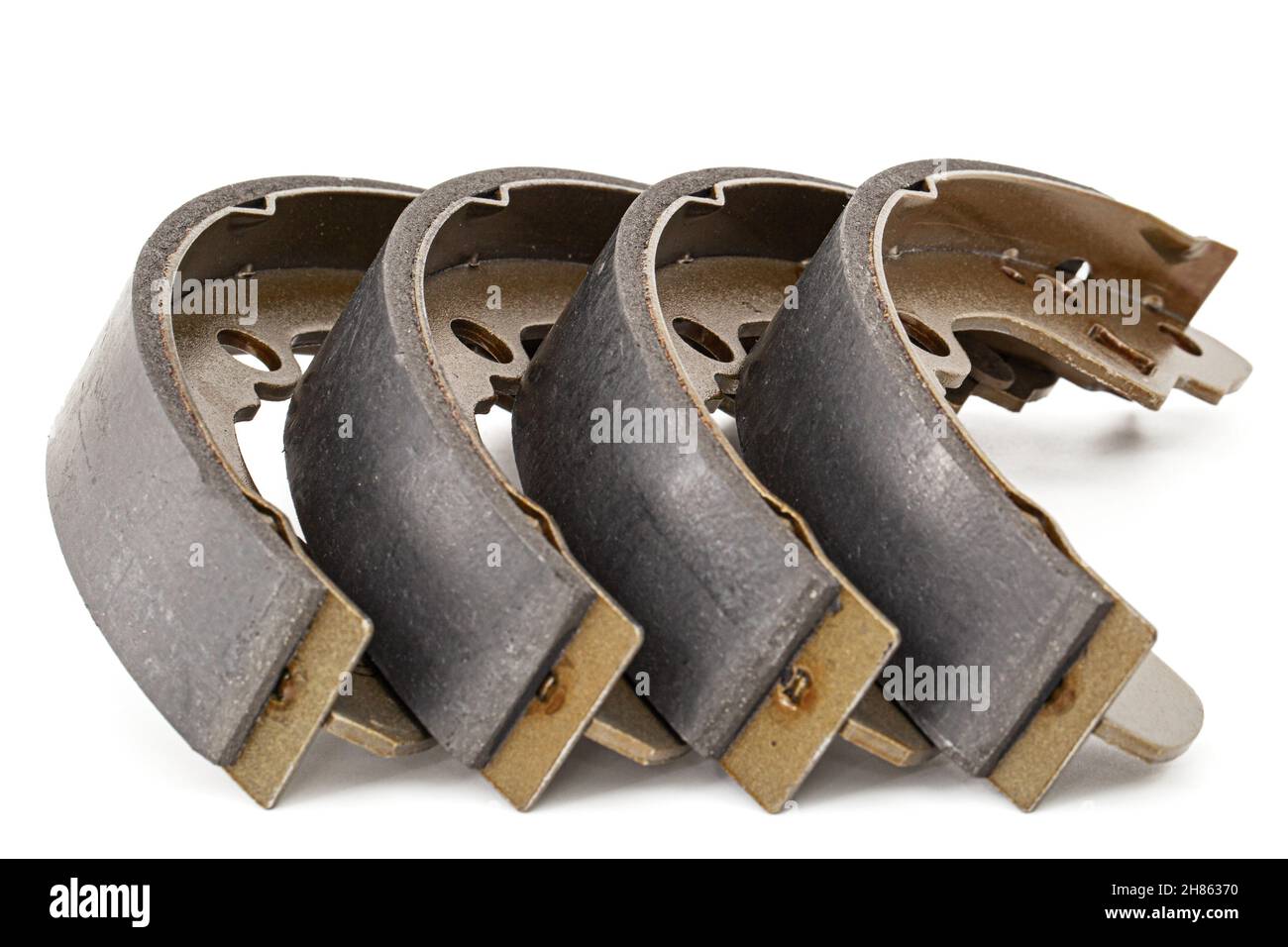 Set of asbestos brake pads, replacement spare parts of the car brake