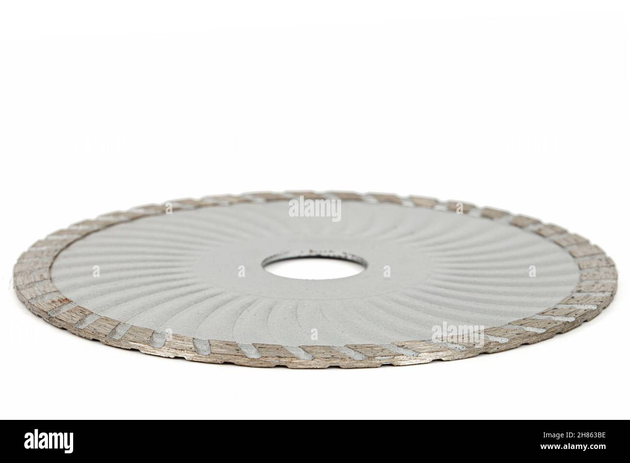 Cutting disk with diamonds, diamond disc for concrete, isolated on