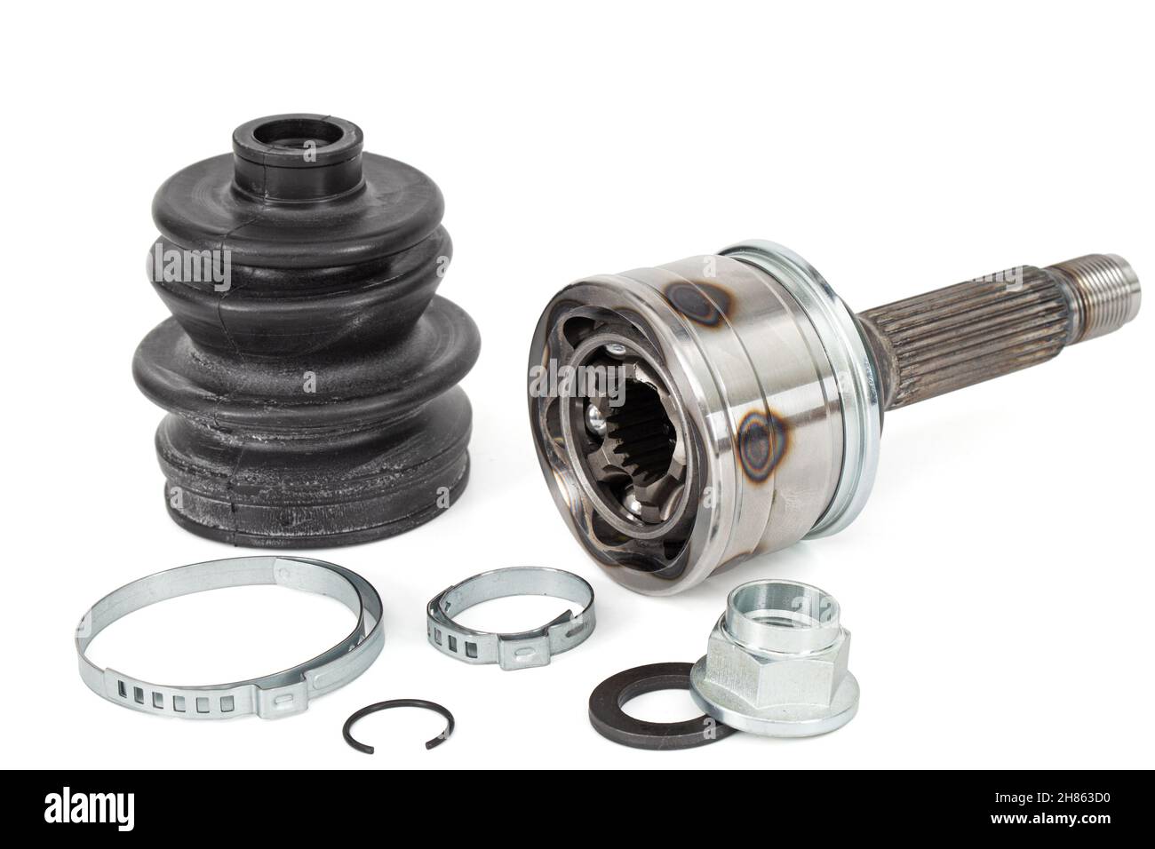 Constant velocity joints, bearing repair kit, isolated on white