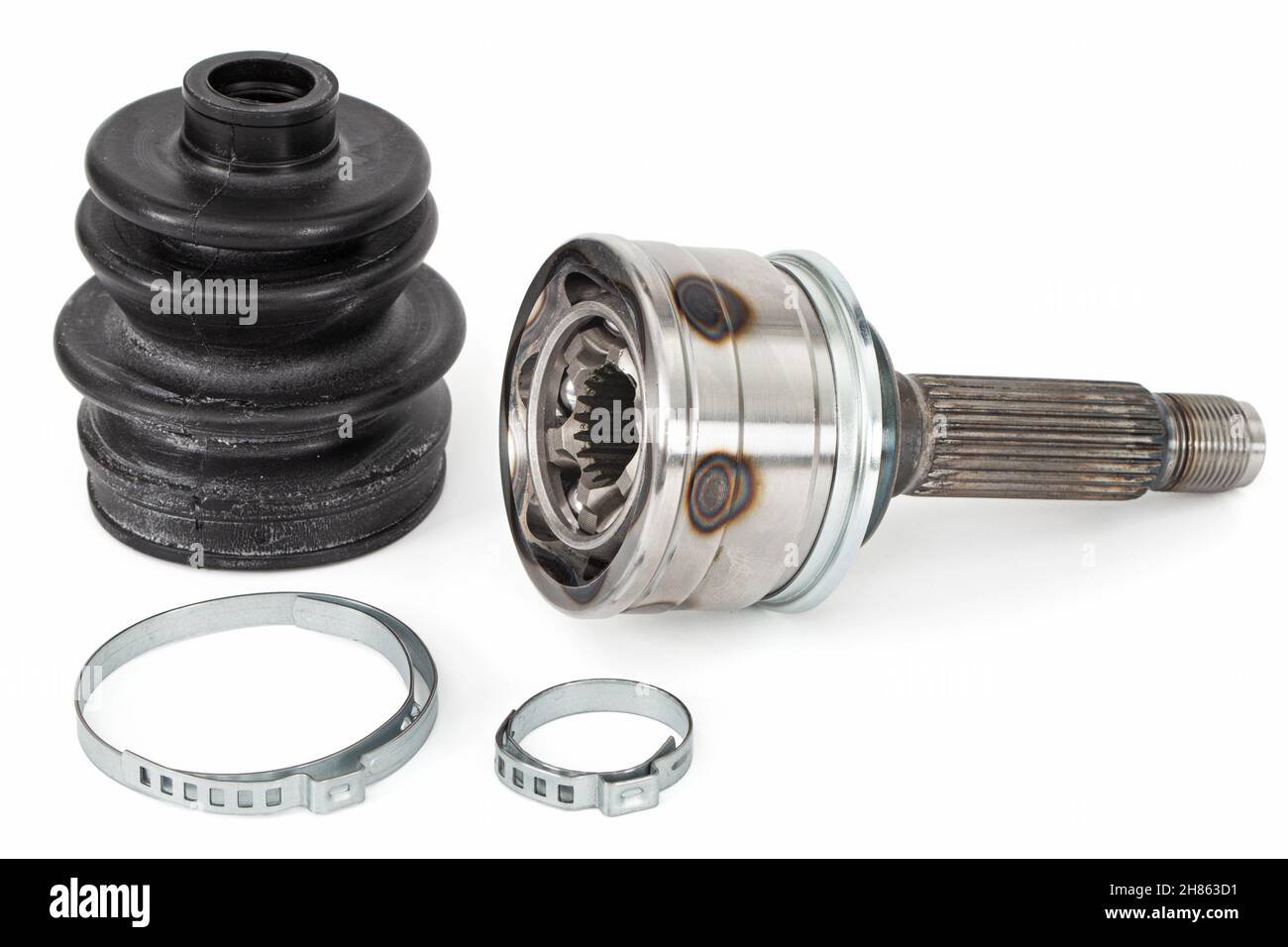 Constant velocity joints, bearing repair kit, isolated on white