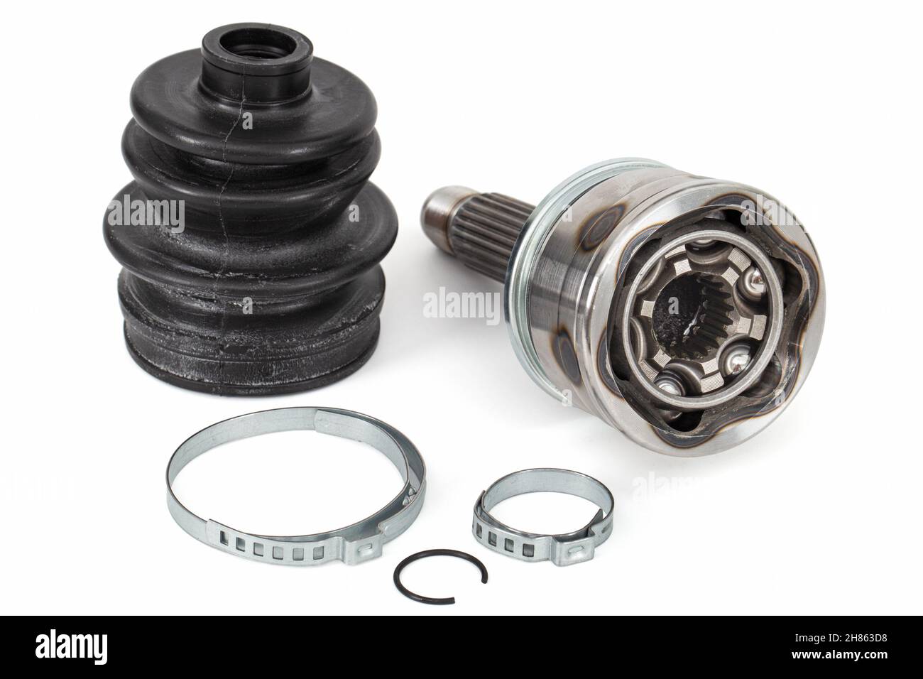 Constant velocity joints, bearing repair kit, isolated on white