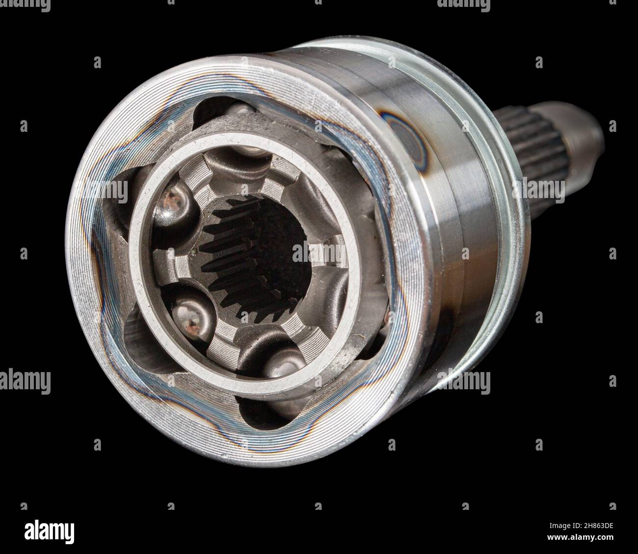 CV Joint, constant velocity joints. Part wheel of the car, isolated on