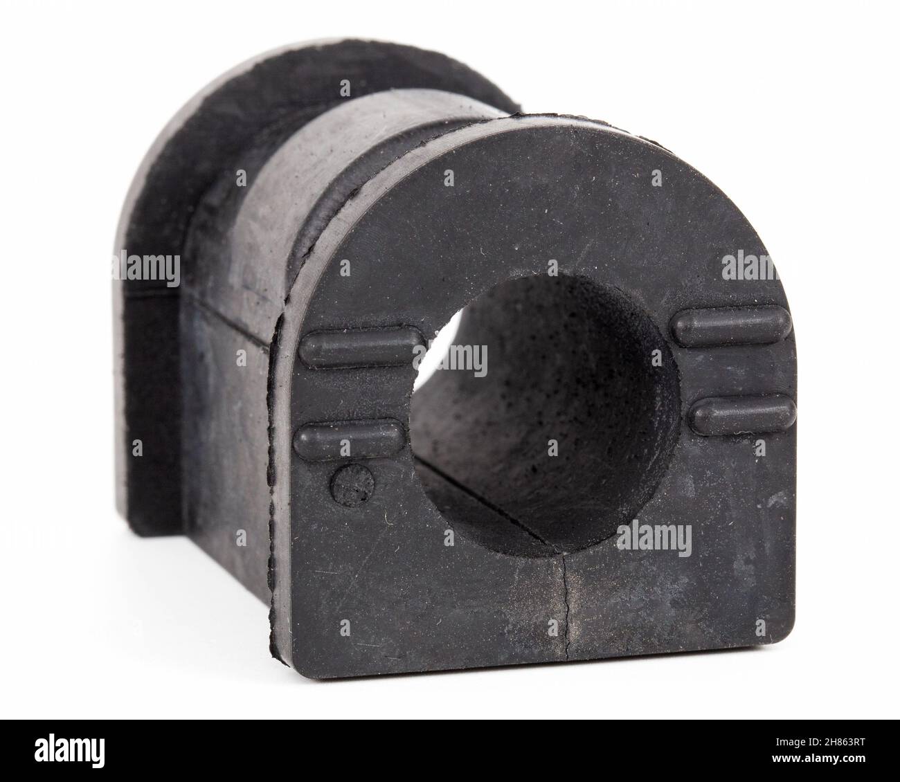 Car suspension stabilizer rubber bush, car spare parts, isolated on