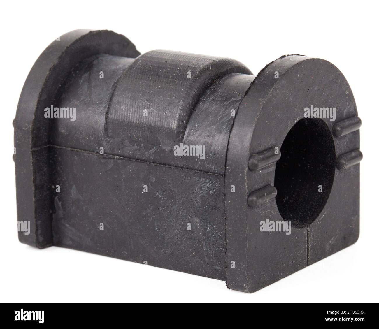 Car suspension stabilizer rubber bush, car spare parts, isolated on