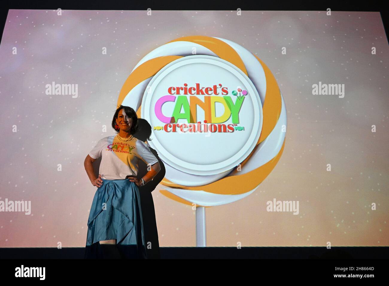 New York, USA. 27th Nov, 2021. Chef Cricket Azima poses for a picture