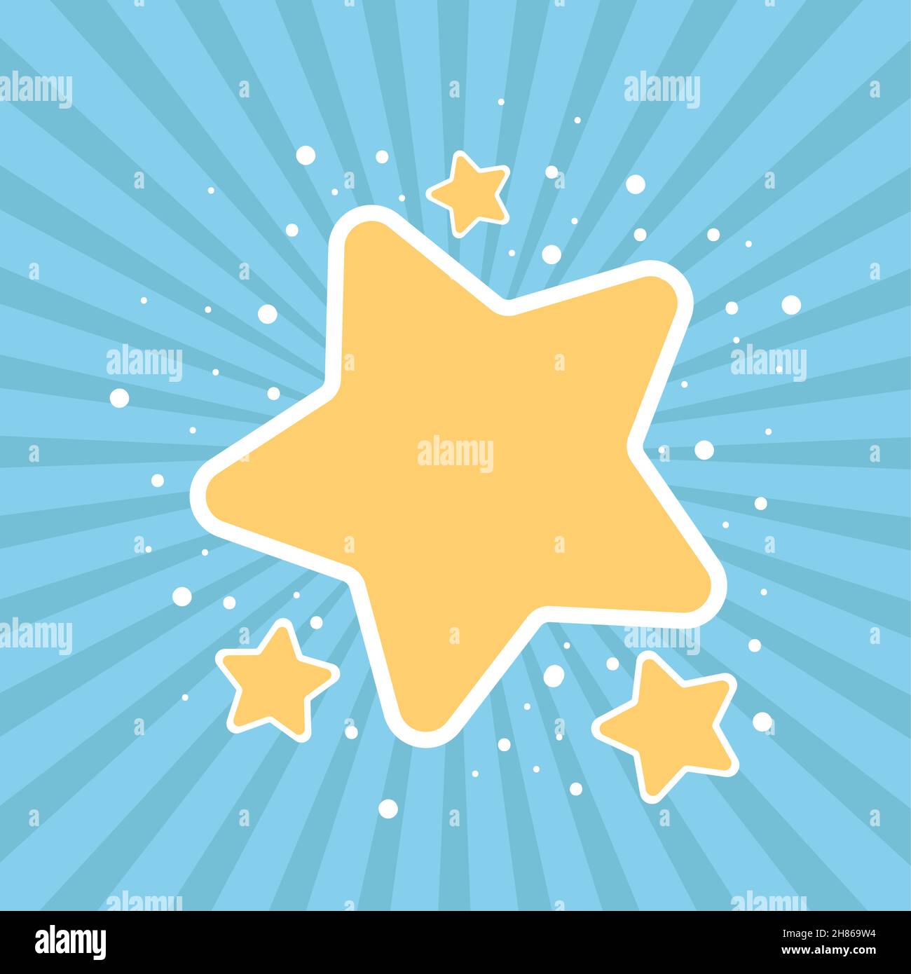 stars decoration sticker Stock Vector Image & Art - Alamy