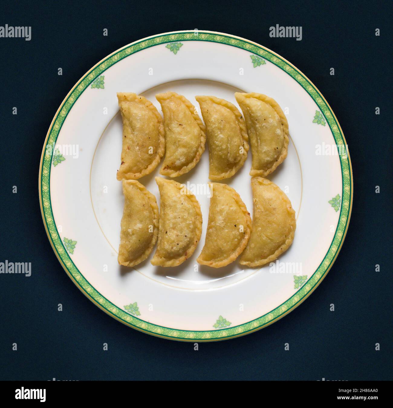 Beef Empanadas. Traditional food. Empanadas are crescentshaped, savory