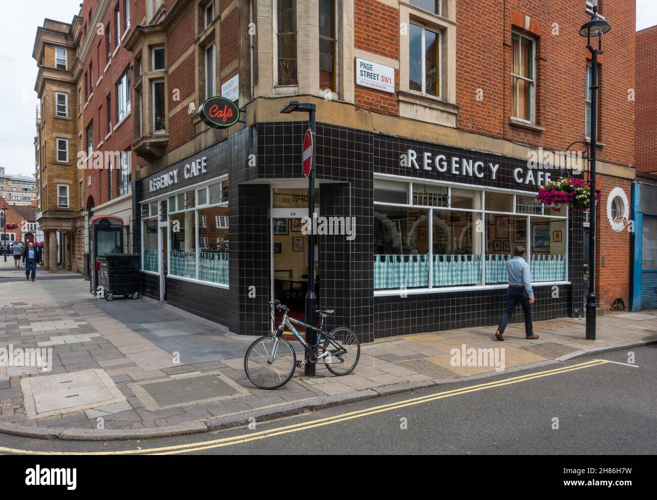 Regency Cafe, Westminster, London Stock Photo Alamy