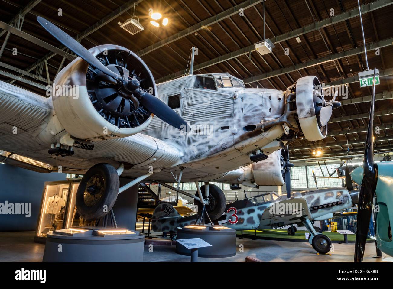 French Amiot AAC.1 Toucan aircraft (Junkers Ju 52/3m Luftwaffe paint