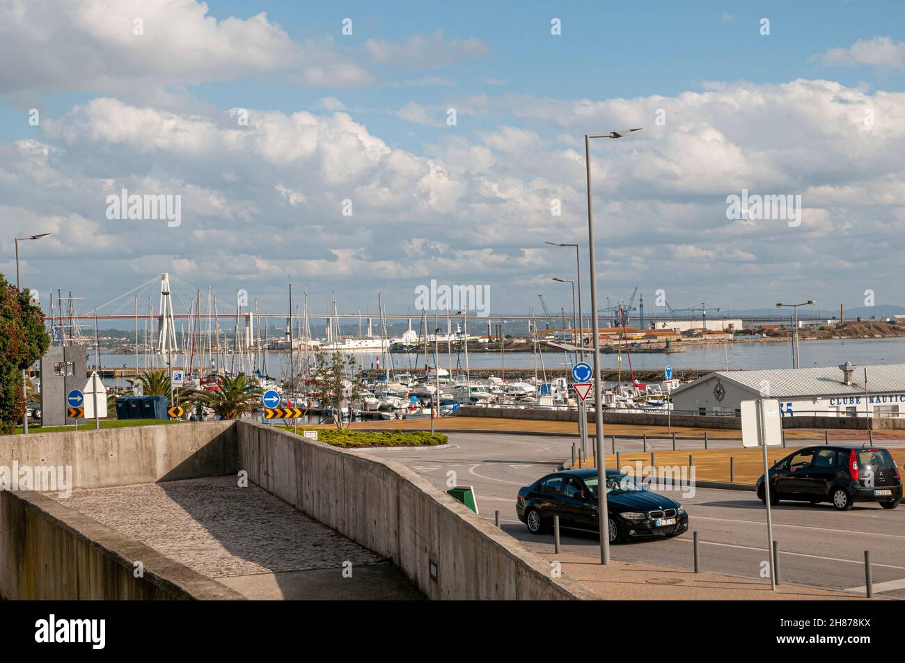 The port of Figueira da Foz, Portugal Stock Photo