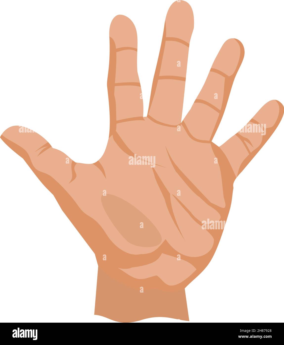Finger Number Five Vector Stock Vector Image & Art - Alamy