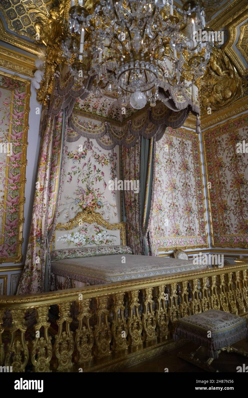 chambre du chateau de Versailles Stock Photo